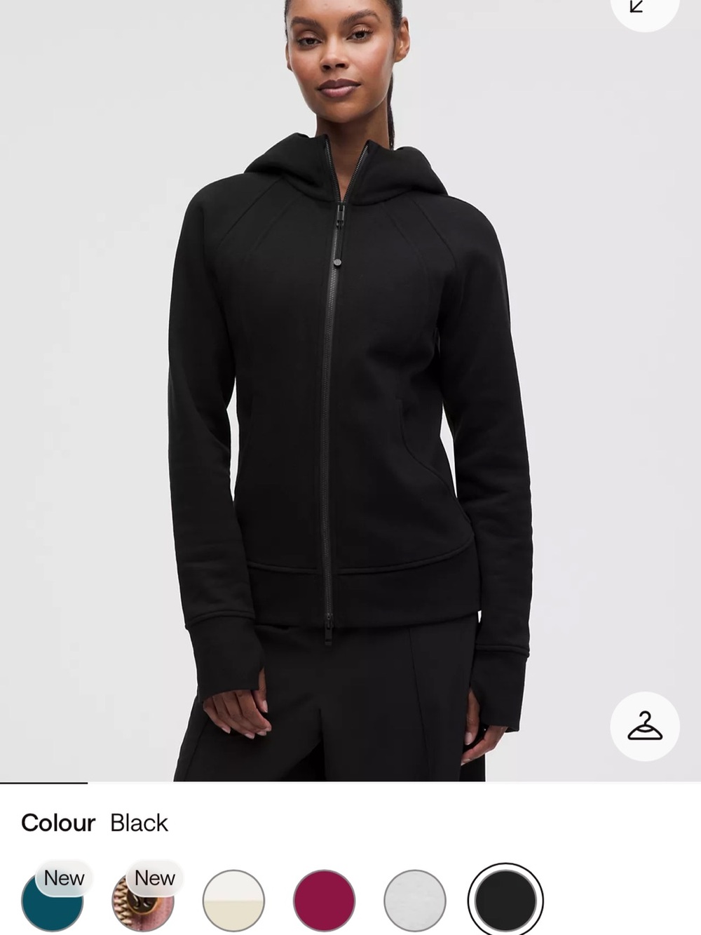 lululemon athletica Brown Scuba Full-Zip Hooded Sweatshirt NWT